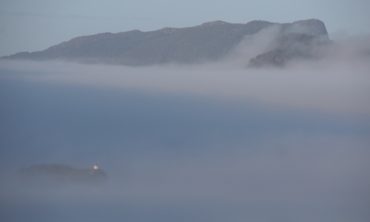 Skodde i fjorden