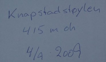 2009 Knapstadstøylen