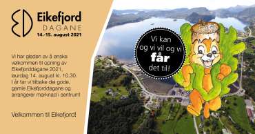 Velkommen til Eikefjorddagane 2021