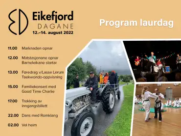 Program Eikefjorddagane 2022