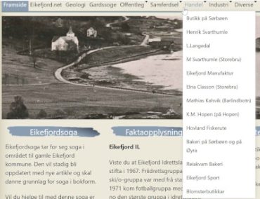 Eikefjordsoga med mykje nytt