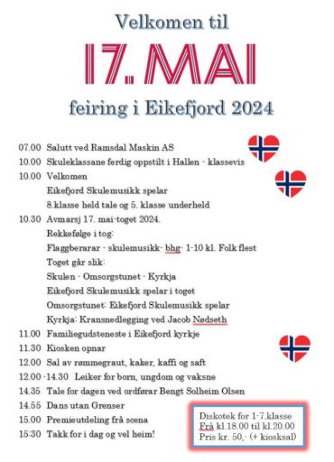 17.mai Eikefjord