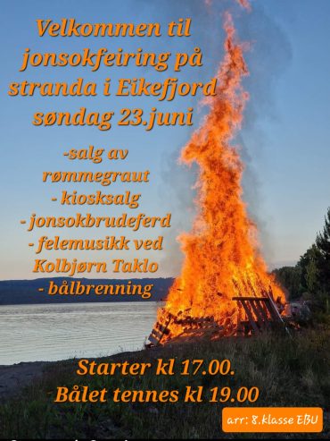 Jonsokfeiring i Eikefjord