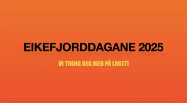 Eikefjorddagane 2025 – bli med!