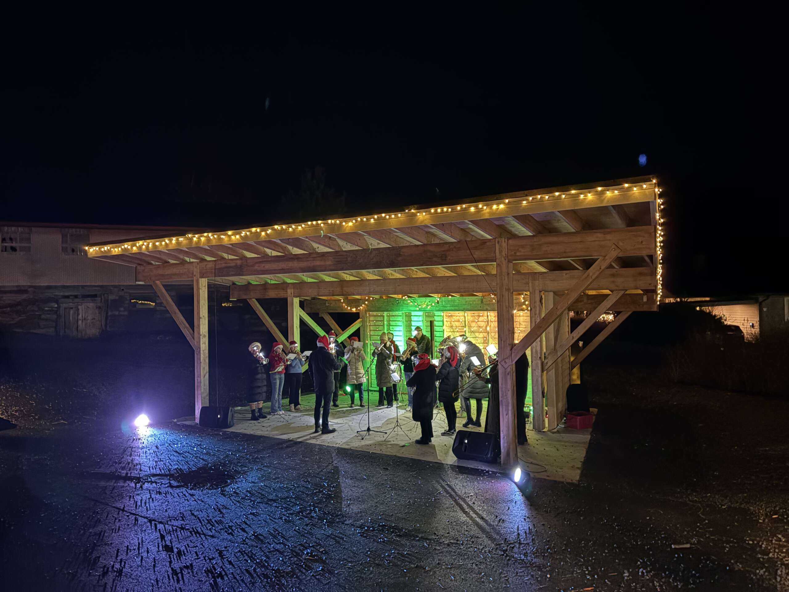 Tenning av julegran